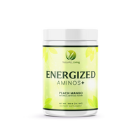 Energized Aminos, peach mango. Get energy and recover at the same time!