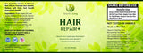 Hair repair full label with descriptions